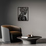 Wallity Tree Man - Model 319 Escultura de pared de metal negra